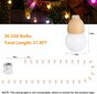 Jõulu LED-kuulid puldiga Whatook, 8 valgusrežiim hind ja info | Jõulutuled | kaup24.ee