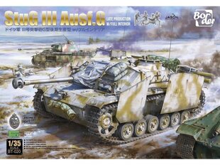 Konstruktor Border Model - StuG III Ausf. G Late Production with Interior, 1/35, BT-020 цена и информация | Конструкторы и кубики | kaup24.ee