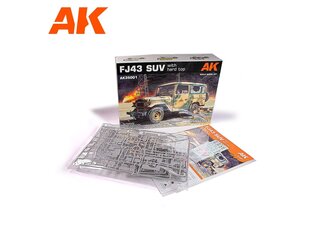 Mudelkomplekt AK Interactive - Toyota Land Cruiser FJ43 SUV with hard top, 1/35, AK35001 hind ja info | Klotsid ja konstruktorid | kaup24.ee