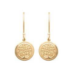 Kullaga kaetud kõrvarõngad naistele Mon tresor hind ja info | Kõrvarõngad | kaup24.ee