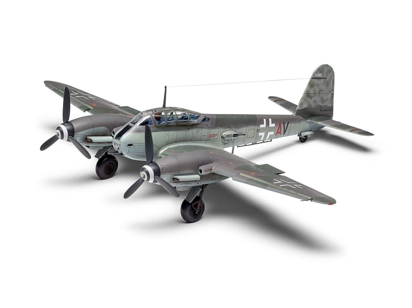 Mudelkomplekt Airfix - Messerschmitt Me410A-1/U2 & U4, 1/72, A04066 цена и информация | Klotsid ja konstruktorid | kaup24.ee