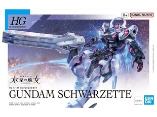 Mudelkomplekt Bandai - HG The Witch From Mercury Gundam Schwarzette, 1/144, 65024 hind ja info | Klotsid ja konstruktorid | kaup24.ee