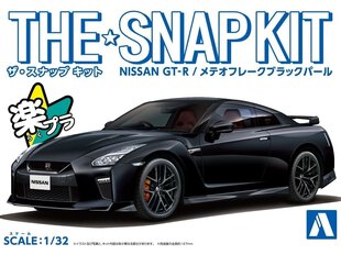 Mudelkomplekt Aoshima - The Snap Kit Nissan R35 GT-R Meteor Flake Black Pearl, 1/32, 05640 цена и информация | Конструкторы и кубики | kaup24.ee