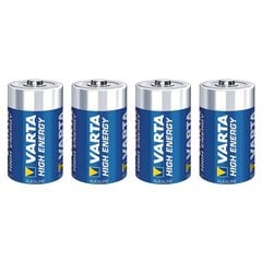 Varta High Energy 1.5V 4шт. цена и информация | Батарейки | kaup24.ee