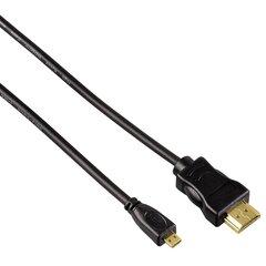Hama microHDMI Male - HDMI Male 2m 4K цена и информация | Кабели и провода | kaup24.ee