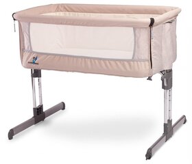 Детская кроватка Caretero Sleep2gether, Beige   цена и информация | Манежи для детей | kaup24.ee