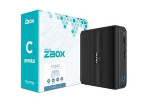 Zotac ZBOX-CI343-BE Mini hind ja info | Lauaarvutid | kaup24.ee