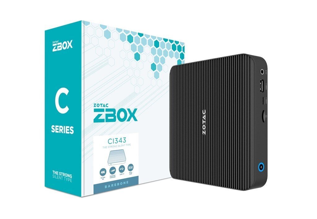 Zotac ZBOX-CI343-BE Mini hind ja info | Lauaarvutid | kaup24.ee