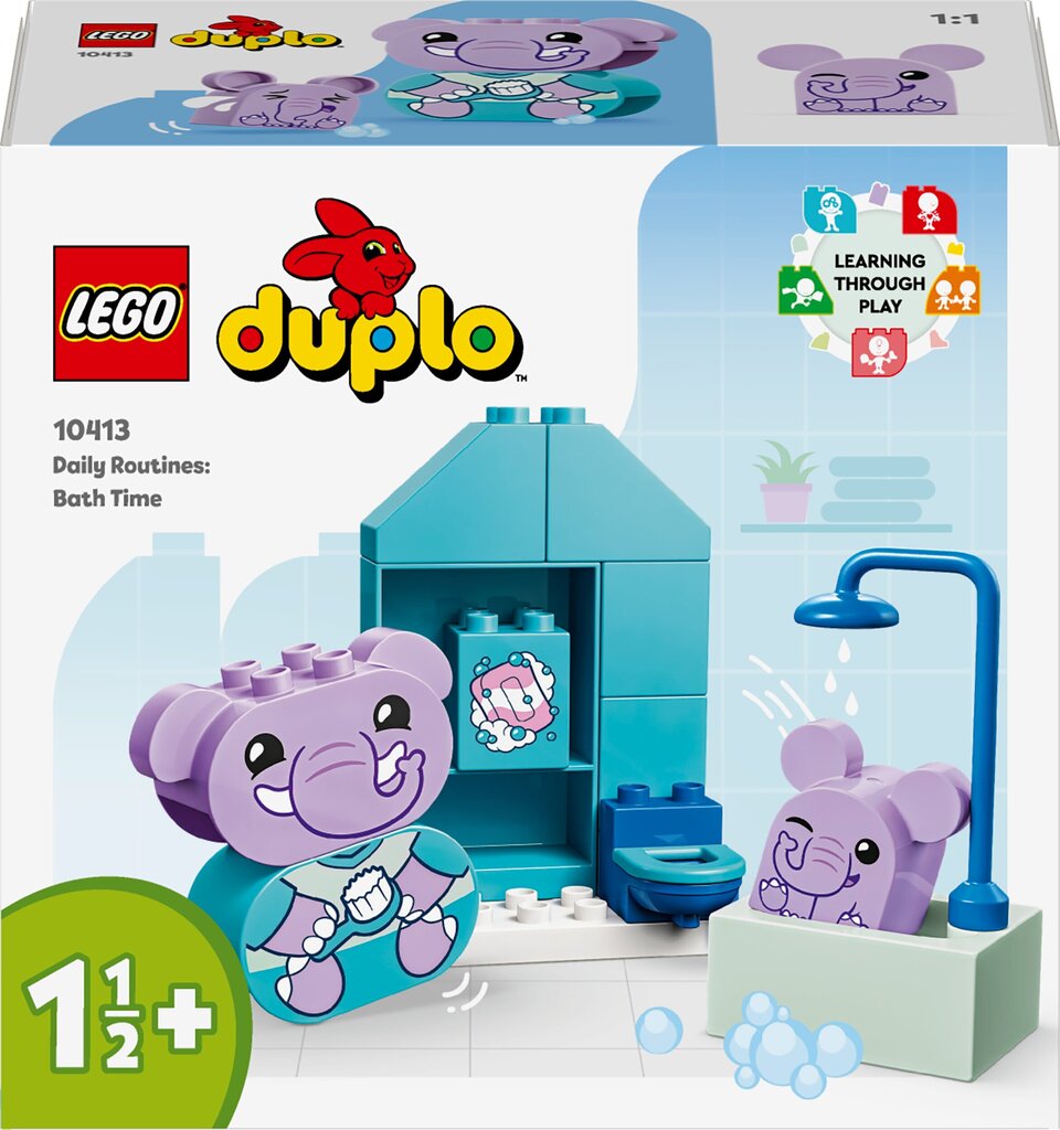 10413 LEGO® DUPLO Päevarutiin: vanniskäik hind ja info | Klotsid ja konstruktorid | kaup24.ee