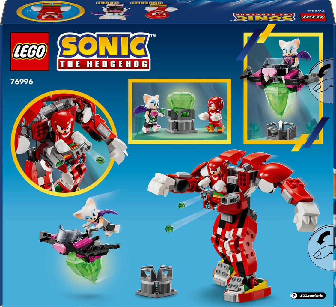 76996 Lego® Sonic Knuckles Roboti valvur hind ja info | Klotsid ja konstruktorid | kaup24.ee