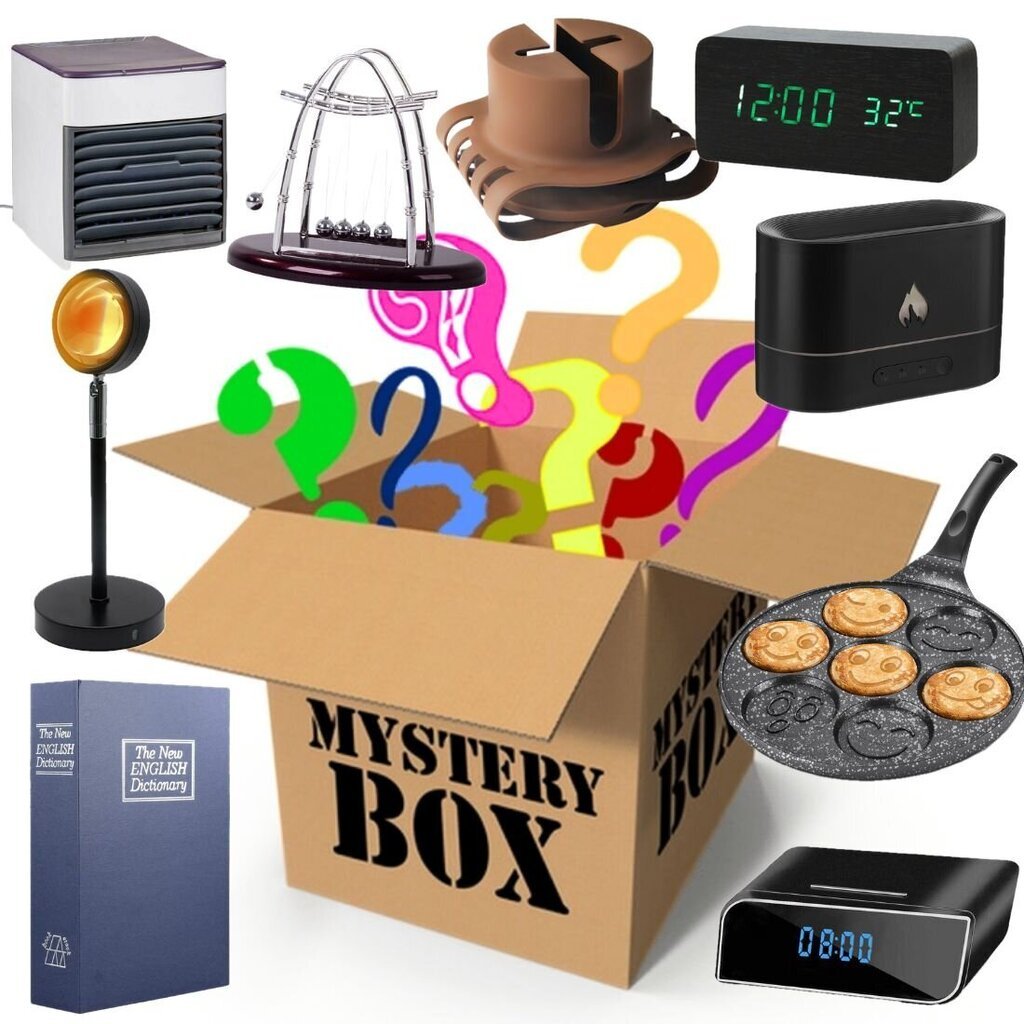 Mystery Box – üllatuskarp kodu L (kuni 10 eset) hind ja info | Muud kingitused | kaup24.ee