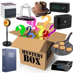 Mystery Box - Коробка-сюрприз для дома S (до 5 предметов)

Пришло время подарить себе или близкому человеку незабываемые впечатления,
наполненные сюрпризами и чудесами. Открыть коробку-сюрприз – это все равно, что
открыть подарок на день рождения!

Что вас ждет? Товары из следующих категорий:

 * Товары для интерьера;
 * Настольные лампы;
 * Часы;
 * Кухонная утварь, аксессуары, фрезы;
 * Мелкая бытовая техника для кухни;
 * Мебельная фурнитура;

В коробках размера S вы найдете от 2 до 5 предметов. Коробки размера L могут
содержать от 3 до 10 различных предметов. Коробки размера XL могут содержать от
5 до 15 различных предметов. Коробки XXL могут содержать от 7 до 20 различных
товаров. Коробки размера 4XL могут содержать от 9 до 25 различных предметов.
Коробки размера 5XL могут содержать от 10 до 30 различных товаров. Коробки
размера 6XL могут содержать от 12 до 35 различных товаров.

! Обратите внимание, что изображения предназначены только для информационных
целей, а фактическое содержание выбирается случайным образом. цена и информация | Другие оригинальные подарки | kaup24.ee