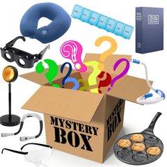 Mystery Box - Коробка-сюрприз для пожилых людей L (до 10 предметов)

Пришло время подарить себе или близкому человеку незабываемые впечатления,
наполненные сюрпризами и чудесами. Открыть коробку-сюрприз – это все равно, что
открыть подарок на день рождения!

Что вас ждет? Товары из следующих категорий:

 * Фонарики и мультиинструменты;
 * Инструменты;
 * Кухонная утварь, аксессуары, фрезы;
 * Мелкая бытовая техника для кухни;
 * Товары для интерьера;

В коробках размера S вы найдете от 2 до 5 предметов. Коробки размера L могут
содержать от 3 до 10 различных предметов. Коробки размера XL могут содержать от
5 до 15 различных предметов. Коробки XXL могут содержать от 7 до 20 различных
товаров. Коробки размера 4XL могут содержать от 9 до 25 различных товаров.
Коробки размера 5XL могут содержать от 10 до 30 различных товаров. Коробки
размера 6XL могут содержать от 12 до 35 различных товаров.

! Обратите внимание, что изображения предназначены только для информационных
целей, а фактическое содержание выбирается случайным образом. цена и информация | Другие подарки | kaup24.ee