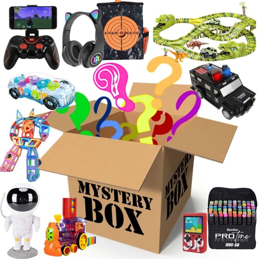 Mystery Box – üllatuskarp pojale (alates 3. a) XXL (kuni 20 eset) цена и информация | Muud kingitused | kaup24.ee