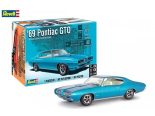 Сборная пластиковая модель. Revell - 69 Pontiac GTO The Judge 2N1, 1/24, 14530 цена и информация | Конструкторы и кубики | kaup24.ee