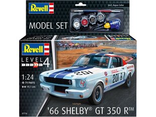 Подарочный набор Revell - Ford Mustang '66 Shelby GT350R, 1/24, 67716 цена и информация | Конструкторы и кубики | kaup24.ee