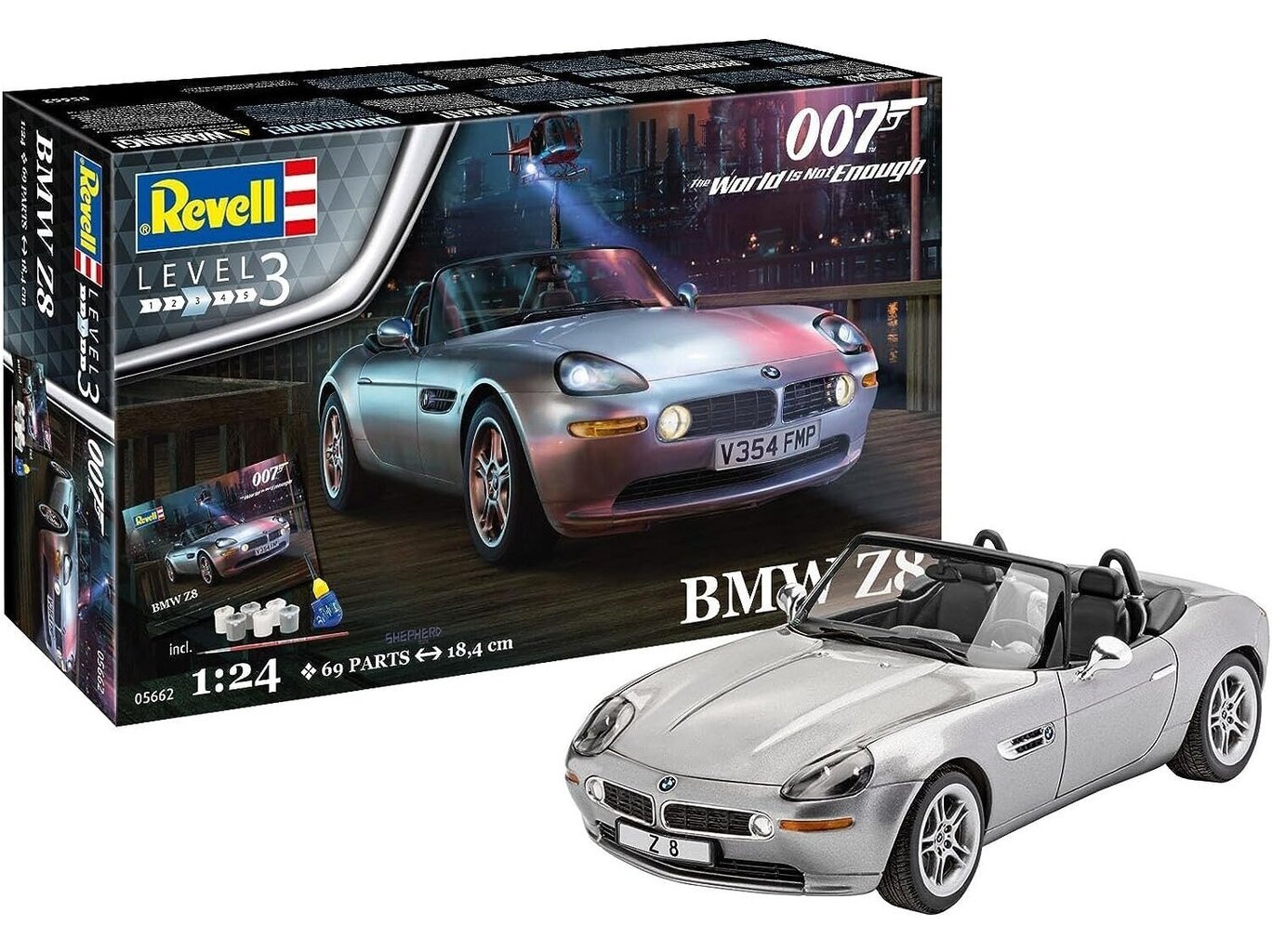 Konsturktor Revell - James Bond BMW Z8 цена и информация | Klotsid ja konstruktorid | kaup24.ee