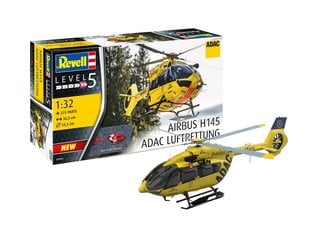 Сборная пластиковая модель. Revell -  Eurocopter H 145 ADAC/REGA, 1/32, 04969 цена и информация | Конструкторы и кубики | kaup24.ee
