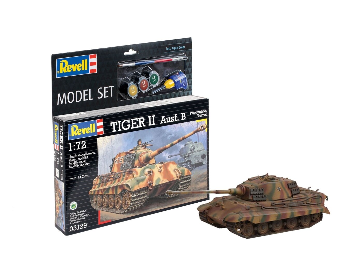 Konstruktor Revell - Tiger II Ausf. B цена и информация | Klotsid ja konstruktorid | kaup24.ee