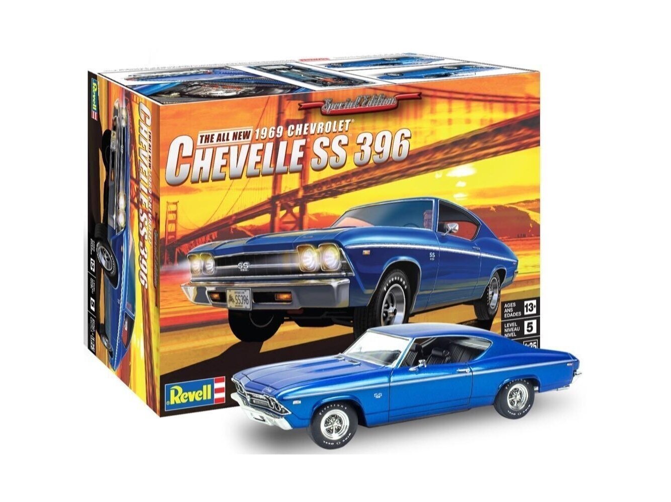 Konstruktor Revell - 1969 Chevelle SS 396 hind ja info | Klotsid ja konstruktorid | kaup24.ee