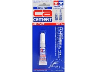 Super liim Tamiya - CA Cement Gel Type 3g цена и информация | Канцелярские товары | kaup24.ee