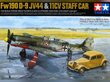 Konstruktor Tamiya - Focke-Wulf Fw190 D-9 JV44 & Citroen 11CV Staff Car Set hind ja info | Klotsid ja konstruktorid | kaup24.ee