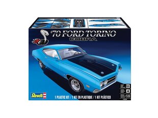 Сборная пластиковая модель. Revell - 1970 Ford Torino Cobra, 1/25, 14534 цена и информация | Конструкторы и кубики | kaup24.ee