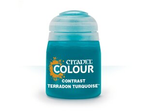 Akrüülvärv Citadel - Terradon Turquoise (contrast) 18 ml hind ja info | Kunstitarbed, voolimise tarvikud | kaup24.ee