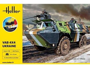 Heller - VAB 4x4 Ukraine mudeli komplekt, 1/35, 57130 hind ja info | Klotsid ja konstruktorid | kaup24.ee