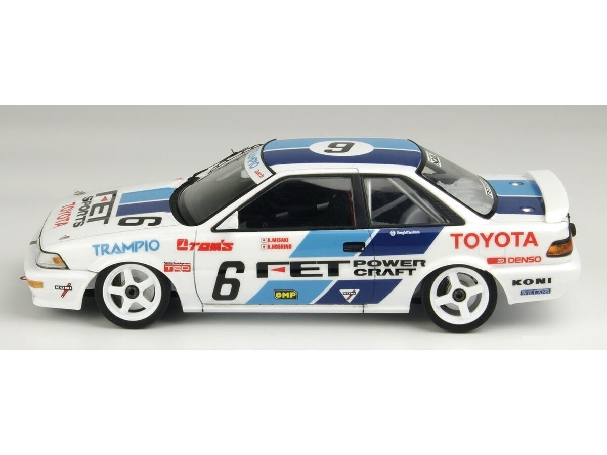 Konstruktor NuNu - Toyota Corolla Levin [AE92] '89 JTC SUGO, 1/24, 24039 hind ja info | Klotsid ja konstruktorid | kaup24.ee