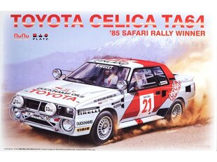 Сборная пластиковая модель. NuNu - Toyota Celica TA64 '85 Safari Rally Winner, 1/24, 24038 цена и информация | Конструкторы и кубики | kaup24.ee