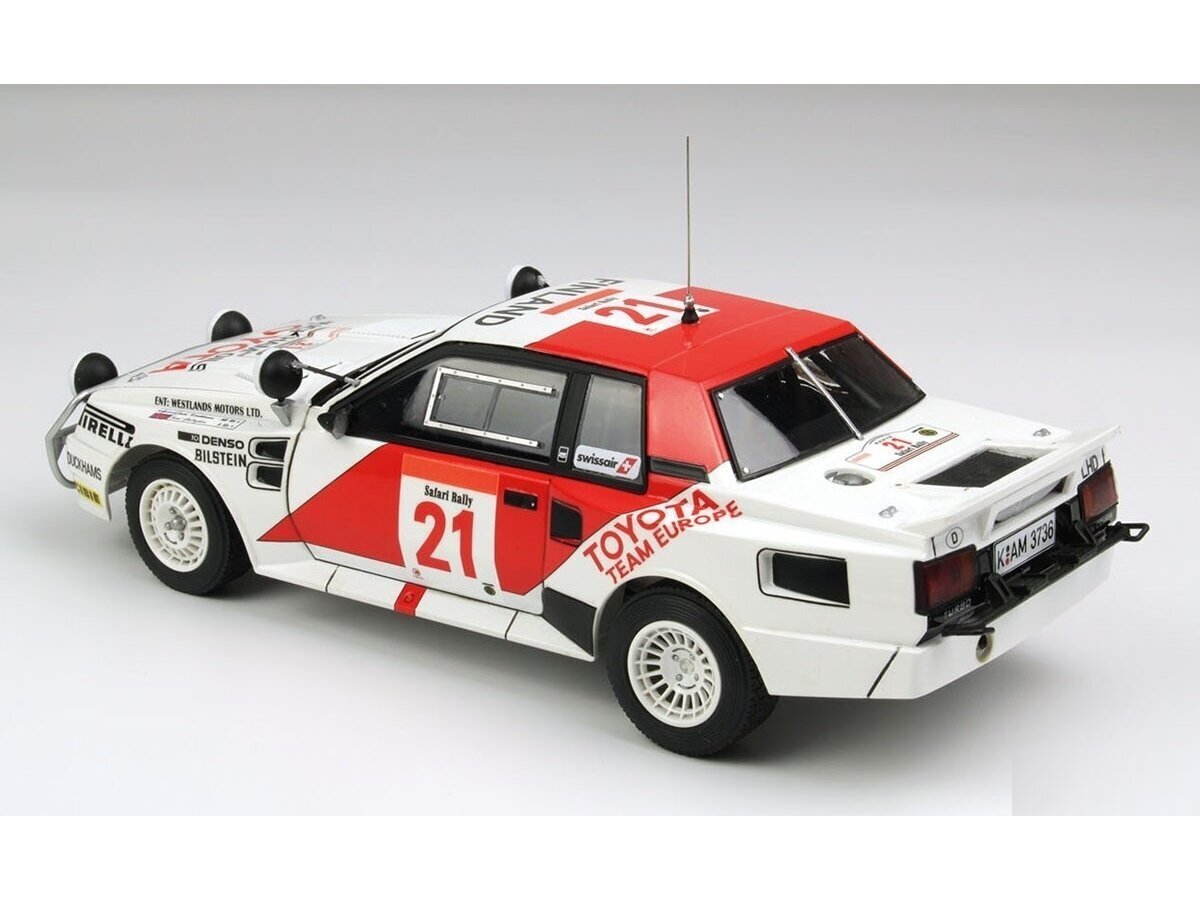 Konstruktor NuNu - Toyota Celica TA64 '85 Safari Rally Winner, 1/24, 24038 цена и информация | Klotsid ja konstruktorid | kaup24.ee