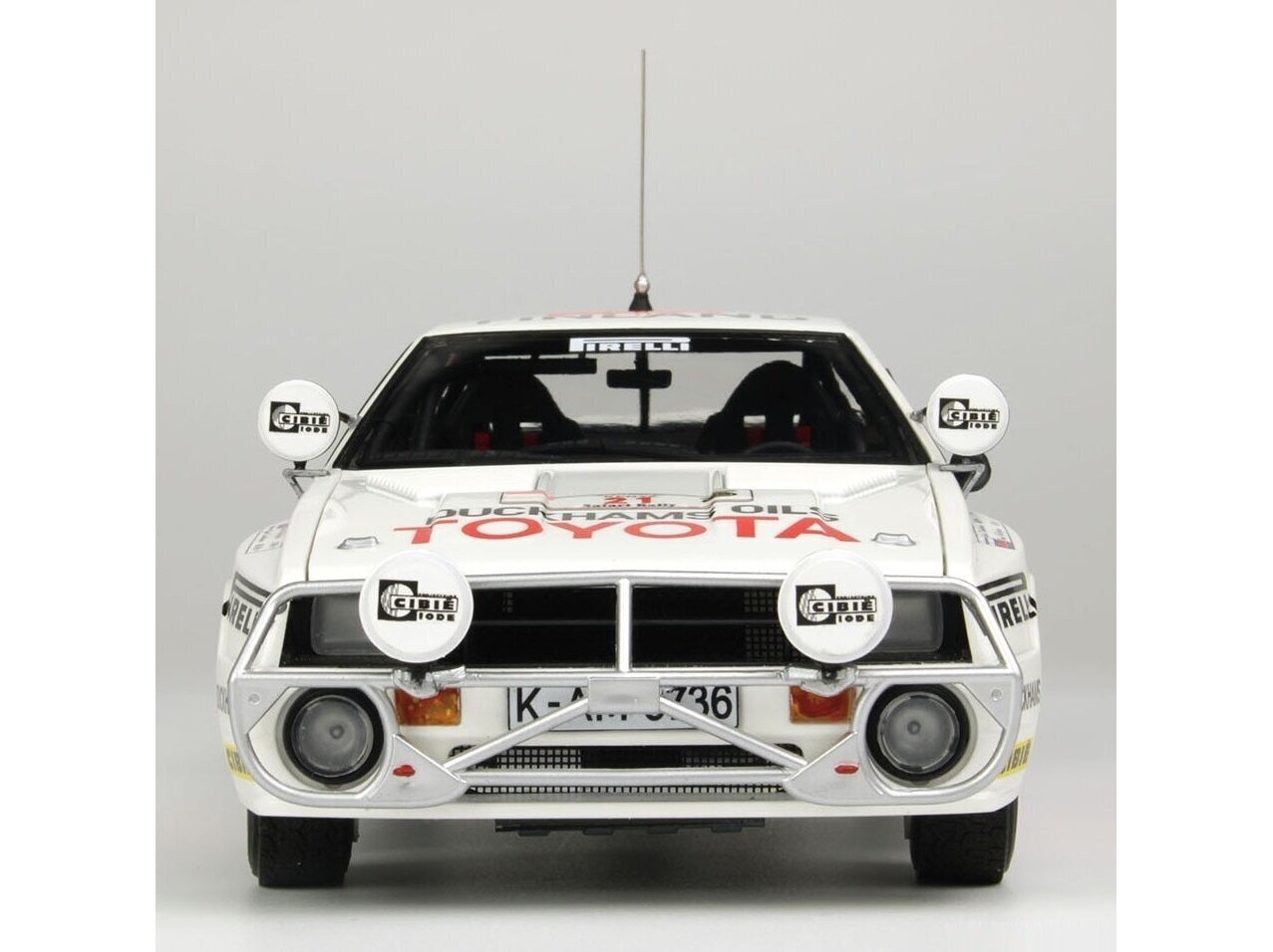 Konstruktor NuNu - Toyota Celica TA64 '85 Safari Rally Winner, 1/24, 24038 цена и информация | Klotsid ja konstruktorid | kaup24.ee