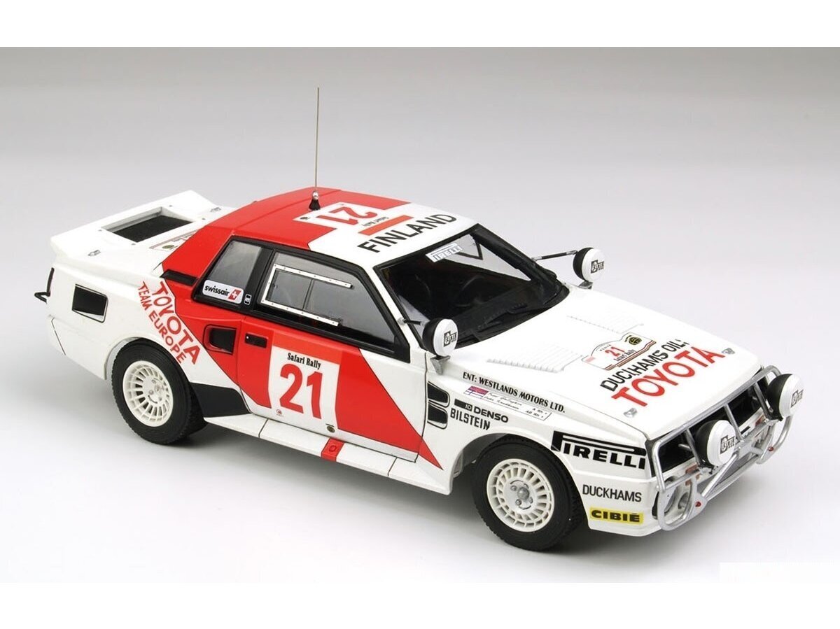 Konstruktor NuNu - Toyota Celica TA64 '85 Safari Rally Winner, 1/24, 24038 цена и информация | Klotsid ja konstruktorid | kaup24.ee