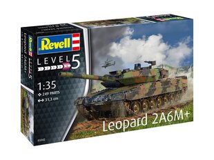 Konstruktor Revell - Leopard 2 A6M+, 1/35, 03342 hind ja info | Klotsid ja konstruktorid | kaup24.ee