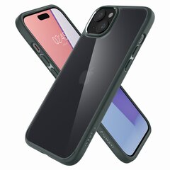 Spigen Ultra Hybrid case for iPhone 15 - dark green цена и информация | Чехлы для телефонов | kaup24.ee