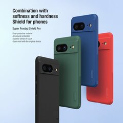 Nillkin Super Frosted PRO Back Cover for Google Pixel 8 Red цена и информация | Чехлы для телефонов | kaup24.ee