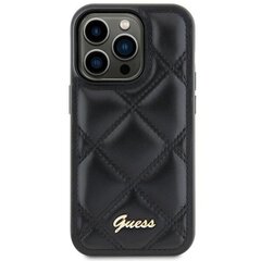 Guess GUHCS23FEPSQSQSK S23 FE S711 czarny|black hardcase Quilted Metal Logo цена и информация | Чехлы для телефонов | kaup24.ee