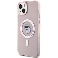 Karl Lagerfeld KLHMP15MHFCCNOP iPhone 15 Plus | 14 Plus 6.7" różowy|pink hardcase IML Choupette MagSafe цена и информация | Чехлы для телефонов | kaup24.ee