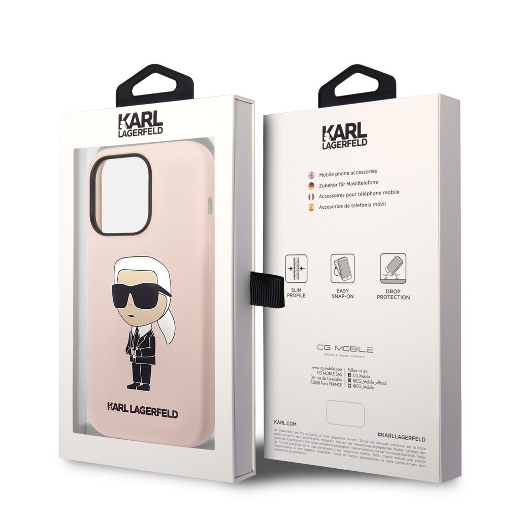 Karl Lagerfeld Liquid Silicone Ikonik NFT hind ja info | Telefoni kaaned, ümbrised | kaup24.ee