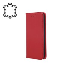 Fusion Genuine Leather книжка чехол для Xiaomi Redmi 12C красный цена и информация | Чехлы для телефонов | kaup24.ee