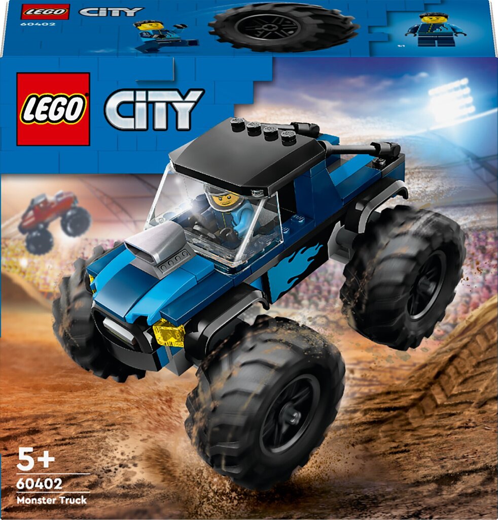 60402 Lego® City Sinine monster auto hind ja info | Klotsid ja konstruktorid | kaup24.ee