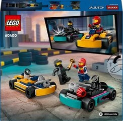 60400 Картинг и гонщики LEGO® City цена и информация | Конструкторы и кубики | kaup24.ee