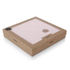 Вязаное одеяло плед в подарочной коробке Ceba Beba Pink waves, 90х90 см  цена и информация | Покрывала, пледы | kaup24.ee