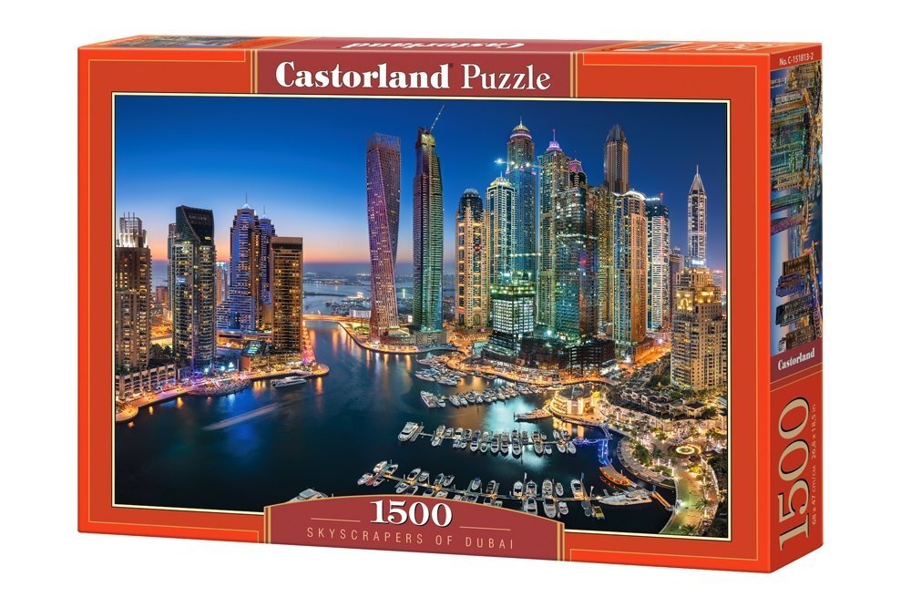 Pusle Skyscrapers of Dubai Castorland, 1500 osaline цена и информация | Pusled | kaup24.ee