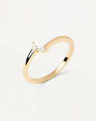 PDPAOLA Позолоченное кольцо с цирконами EVA Gold AN01-876 цена и информация | Кольца | kaup24.ee