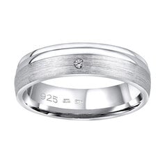 Silvego Обручальное серебряное кольцо Amora для женщин QRALP130W цена и информация | Кольцо | kaup24.ee