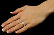 Hõbedane sõrmus Silvego Maya LPS1496RW цена и информация | Sõrmused | kaup24.ee