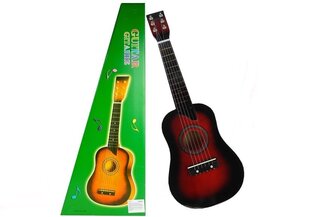 Деревянная классическая гитара, коричневая цена и информация | Развивающие игрушки | kaup24.ee