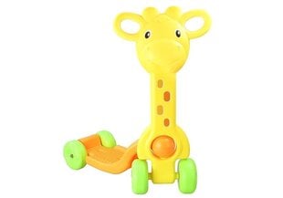 Neljarattaline roller Giraffe, kollane цена и информация | Самокаты | kaup24.ee